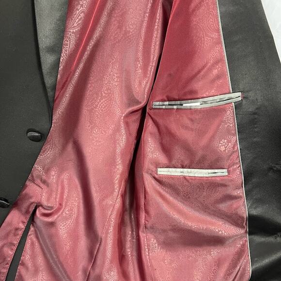 Madison Tuxedo Jacket 2 Button Single Vent Polyester Blend Blazer Men sz 38R - Picture 6 of 7